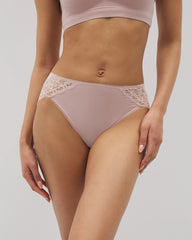 High-Leg Panty with Enchanting Lace - ADOBE ROSE | Soma near me