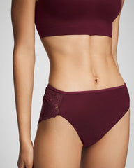 Lace Back High-Leg Panty - VELVET PLUM | Soma near me