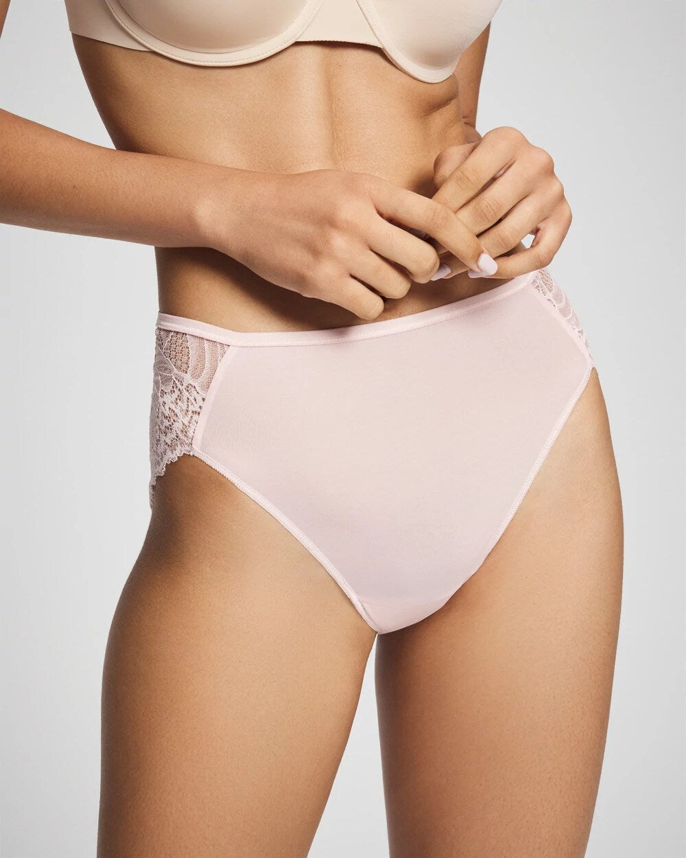 Lace Back High-Leg Panty - PRETTY PINK | Soma for sale