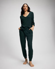 Banded Pajama Bottom - GREEN JOLIE | Soma near me