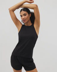 Ruched Pajama Tank - BLACK | Soma sale