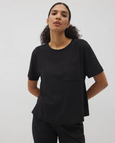 Short-Sleeve Pocket Pajama Tee - BLACK | Soma on sale