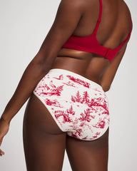 Cotton High-Leg Panty - ENCHANTED TOILE CHAMPAGNE | Soma discount