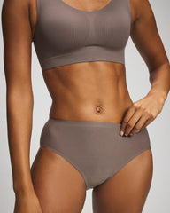 Soft Stretch High Leg Panty - DARK TAUPE | Soma near me