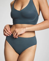 Seamless Rib High-Leg Panty - PETROL | Soma outlet