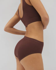 Seamless Rib High-Leg Panty - MOCHA | Soma near me