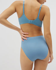 Seamless Rib High-Leg Panty - BLUE HEAVEN | Soma sale