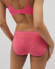 Soma High-Leg Panty with Stretch Lace - CAMELLIA ROSE | Soma for sale