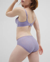 Soma High-Leg Panty with Stretch Lace - JACARANDA | Soma sale