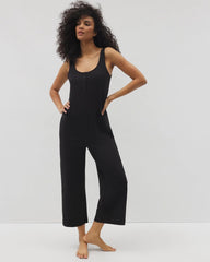 Henley Jumpsuit - BLACK | Soma sale