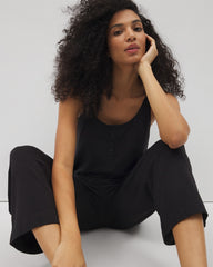 Henley Jumpsuit - BLACK | Soma sale