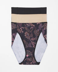Tummy High-Leg Brief Panty 3 Pack - STITCH PAISLEY MULTIPACK | Soma near me