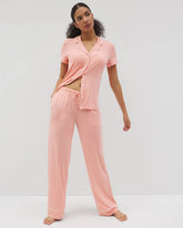 Solid Piped Pajama Pants - PALOMA GLOW | Soma on sale