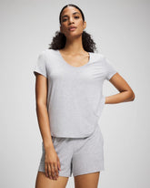 Pajama Shorts - HEATHER OPAL GRAY | Soma on sale