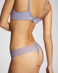 Thong Panty with Enchanting Lace - LAVENDER CLOUD | Soma Online