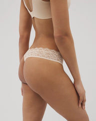 Lace Waist Thong - PALE SAND | Soma outlet