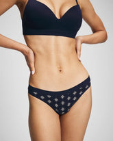 Cotton Thong Panty - BELLE FOULARD MINI NAVY | Soma discount