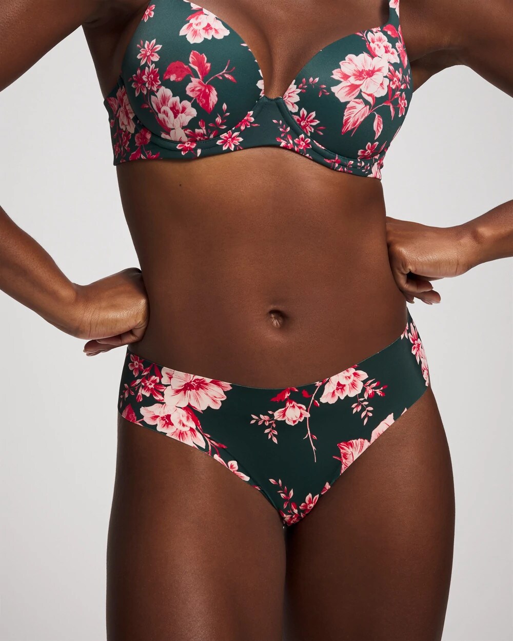 Thong Panty - COTTAGE FLORAL MINI GREEN | Soma near me