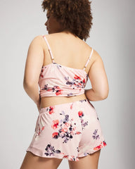 Ruffle Pajama Shorts - FLORAL DREAMS PINK BLUSH | Soma on sale