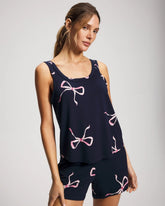 Pajama Tank - BELOVED BOWS GRAND NAVY | Soma discount