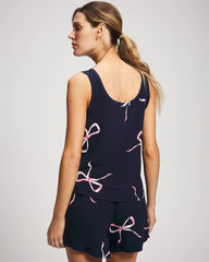 Pajama Tank - BELOVED BOWS GRAND NAVY | Soma discount