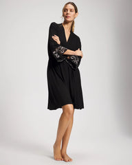 Lace Robe - BLACK | Soma outlet