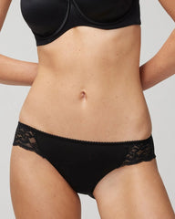 Bikini Panty with Lace - BLACK | Soma discount