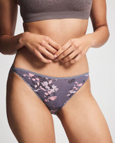 Edge Bikini Panty - FLORAL DREAMS MINI GRAY | Soma Online