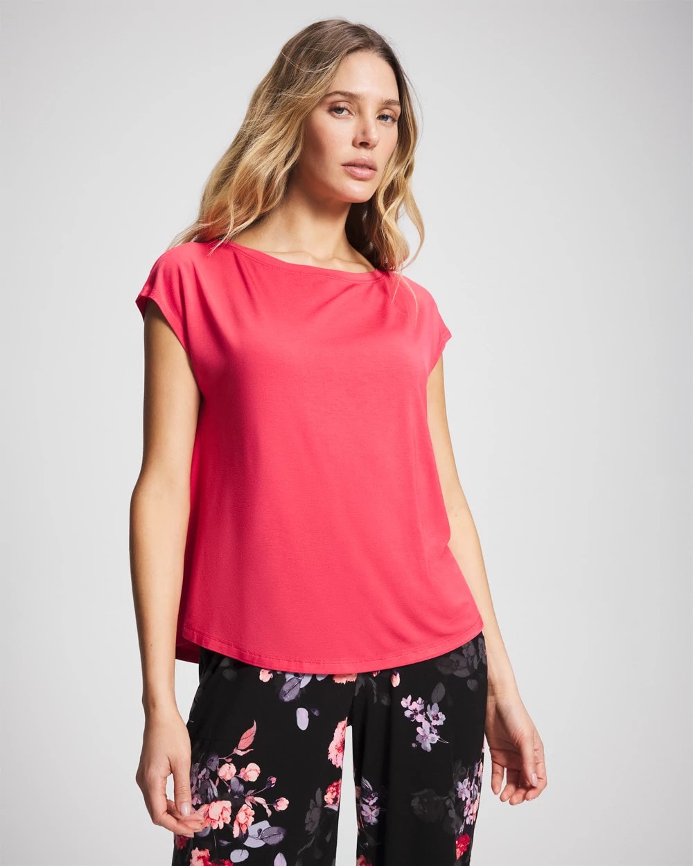 Short Sleeve Boat Neck Top - HEARTS DESIRE | Soma discount