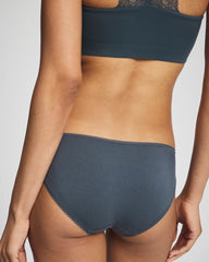 Bikini Panty with Lace - PETROL | Soma outlet