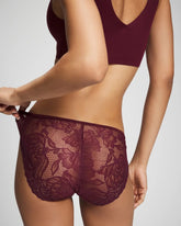 Lace Back Bikini Panty - VELVET PLUM | Soma near me