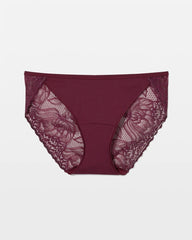 Lace Back Bikini Panty - VELVET PLUM | Soma near me