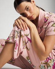 Piped Crop Pajama Pant - FEATHERED FANCY PINK | Soma sale