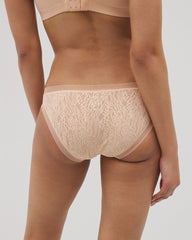 Soma Bikini Panty with Stretch Lace - PEACH PARFAIT | Soma sale