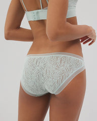 Soma Bikini Panty with Stretch Lace - HARBOR GREEN | Soma discount
