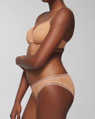 Soma Bikini Panty with Stretch Lace - CREME BRULEE | Soma near me