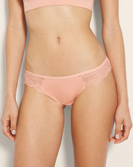 Bikini Panty with Enchanting Lace - PEACH CLAY | Soma outlet