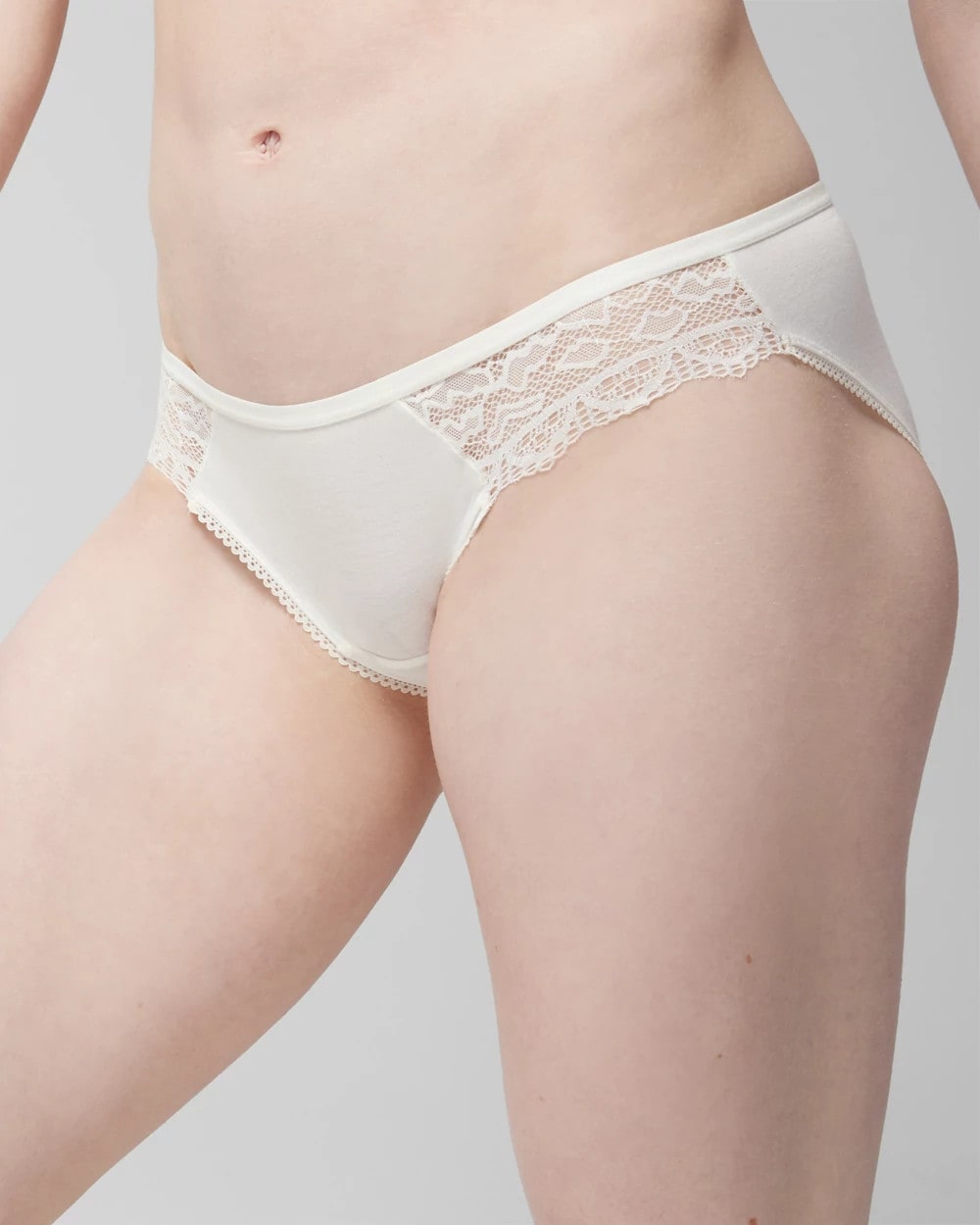 Bikini Panty with Enchanting Lace - IVORY | Soma Online