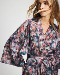 Long Robe - PETAL MOSAIC PETROL | Soma outlet