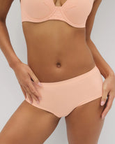 Seamless Rib Boyshort Panty - PEACH PARFAIT | Soma sale