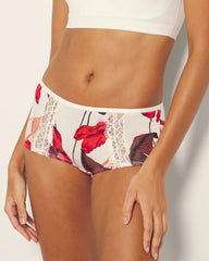Boyshort Panty with Enchanting Lace - TROPIC LIKE ITS HOT M WS | Soma discount
