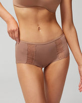 Boyshort Panty with Enchanting Lace - WARM SIENNA | Soma discount