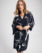 Short Robe - NOUVEAU FLORA NAVY | Soma discount