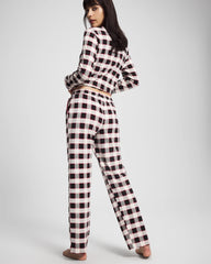 Ankle Pajama Pant - DREAMSCAPE PLAID BLACK | Soma near me
