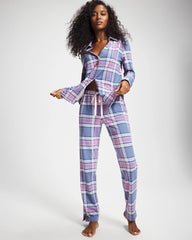 Ankle Pajama Pant - PRETTY PLAID SUNDOWN | Soma for sale