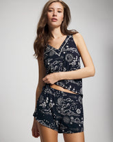 Relaxed Pajama Short - COSMIC BALLET NAVY | Soma discount