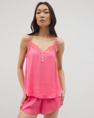 Lace Trim Cami - CAMELLIA ROSE | Soma sale