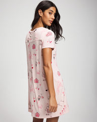 Short Sleeve Sleepshirt - BE MINE PRETTY PINK | Soma discount