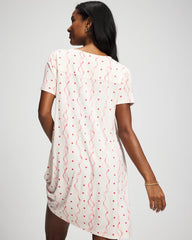 Short Sleeve Sleepshirt - COQUETTE VALENTINE CHAMP | Soma Online