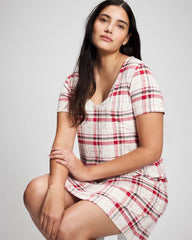 Short Sleeve Sleepshirt - TARTAN TEXTILE CHAMP | Soma for sale